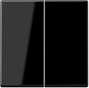 Фото Jung A500 A595BFSW Клавиша двойная (ударопрочная, черная)
