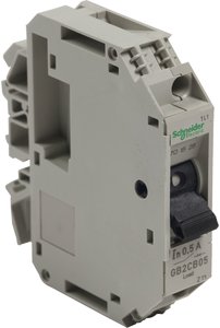 Фото Schneider Electric TeSys GB2CB05 Автоматический выключатель однополюсный 0.5А (50 кА)