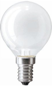 Фото Philips Standard 871150001197850 Лампа накаливания декоративная P45 40 Вт (E14, матовый шар, 78 мм)