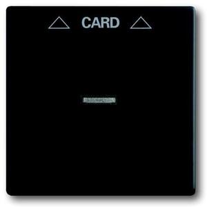 Фото ABB Future Linear 2CKA001710A3905 Накладка карточного выключателя (линза, черный бархат)