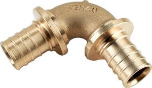 Фото Rehau Platinum RX 13777041001 Угольник (90°, Ø 32 мм, бронза)