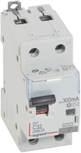 Фото Legrand DX3 411027 Автоматический выключатель дифференциального тока двухполюсный 32А (тип AC, 6 кА)