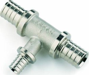 Фото Rehau RauTherm S 12005631001 Тройник с уменьшенным боковым проходом (10 мм, 2 x 25 мм)