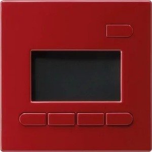 Фото Gira S-Color 117543 Таймер электронный Easy (1000 Вт, под рамку, скрытая установка, красный)