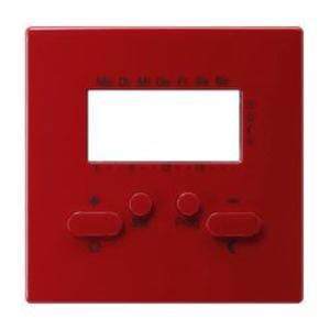 Фото Gira S-Color 146943 Крышка для терморегулятора с часами и функцией охлаждения (красная)