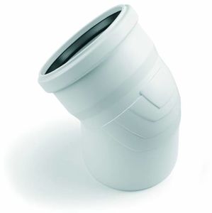 Фото Rehau Raupiano Plus 11234741001 Отвод (Ø 125 мм, 15°, полипропилен)