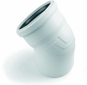 Фото Rehau Raupiano Plus 11210941002 Отвод (Ø 50 мм, 15°, полипропилен)