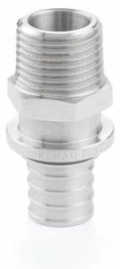 Фото Rehau 12685701001 Переходник (Ø 20 мм, 1/2", наружная резьба, латунь)