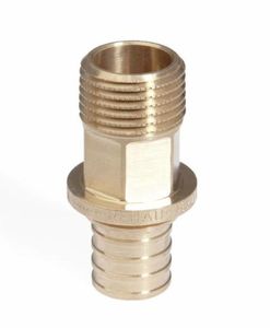 Фото Rehau RX+ 14563121001 Переходник (Ø 16 мм, 3/4", наружная резьба, бронза)