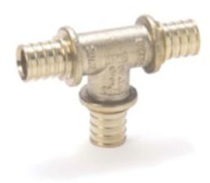 Фото Rehau 11690531001 Тройник с уменьшенным боковым проходом SDR 11 (Ø 20 мм, Ø 25 мм)