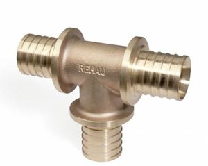 Фото Rehau RX+ 14562811001 Тройник равнопроходной (Ø 63 мм, бронза)
