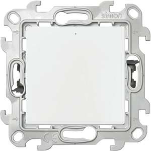 Фото Simon 24 Harmonie Push&Go 2420204-030 Выключатель одноклавишный проходной (10 А, подсветка, под рамку, скрытая установка, белый)