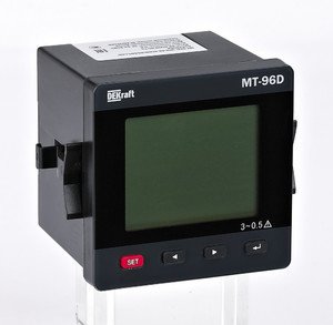 Фото Мультиметр цифровой 96х96мм трехфазный, вход 600В 5А, RS485, LCD-дисплей МТ-96D