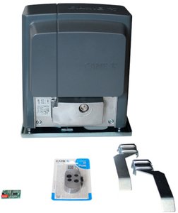 Фото CAME BX608Start KIT комплект автоматики для откатных ворот на основе привода BX608 (встроенный блок управления ZBX6N, радиоуправление)