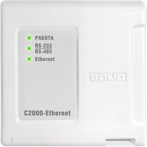 Фото Преобразователь интерфейсов RS-485/RS-232 в Ethernet Болид C2000-Ethernet