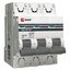 Фото EKF PROxima ВА 47-63 mcb4763-3-40C-pro Автоматический выключатель трехполюсный 40А (4.5 кА, C)