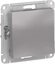 Фото Schneider Electric AtlasDesign ATN000311 Выключатель одноклавишный (10 А, под рамку, скрытая установка, алюминий)