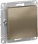 Фото Schneider Electric AtlasDesign ATN000511 Выключатель одноклавишный (10 А, под рамку, скрытая установка, шампань)