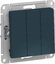 Фото Schneider Electric AtlasDesign ATN000831 Выключатель трехклавишный (10 А, под рамку, скрытая установка, изумруд)