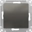 Фото Schneider Electric AtlasDesign ATN000915 Выключатель однокнопочный (10 А, под рамку, скрытая установка, сталь)