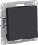 Фото Schneider Electric AtlasDesign ATN001015 Выключатель однокнопочный (10 А, под рамку, скрытая установка, карбон)