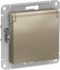 Фото Schneider Electric AtlasDesign ATN000546 Розетка с заземляющим контактом (16 А, под рамку, шторки, крышка, скрытая установка, шампань)
