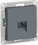 Фото Schneider Electric AtlasDesign ATN000781 Розетка телефонная (RJ11, под рамку, скрытая установка, грифель)