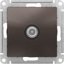 Фото Schneider Electric AtlasDesign ATN000691 Розетка телевизионная оконечная (TV, под рамку, скрытая установка, мокко)