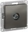 Фото Schneider Electric AtlasDesign ATN000991 Розетка телевизионная оконечная (TV, под рамку, скрытая установка, сталь)
