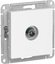 Фото Schneider Electric AtlasDesign ATN000193 Розетка телевизионная (TV, "звезда", под рамку, скрытая установка, белая)