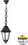 Фото Fumagalli Sichem/Anna E22.120.000.AYF1R Подвесной светильник на цепочке с 1 фонарем 800 мм (корпус черный, плафон опал)