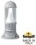 Фото Fumagalli Sauro 500 D15.553.000.LXD1L Светильник наземный на низкой ножке 500 мм (корпус серый, плафон прозрачный)