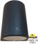 Фото Fumagalli Marta 160-2L 2A6.000.000.AXF2L Светильник уличный настенный c 2 лампами 192 мм (корпус черный, плафон матовый)