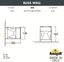 Фото Fumagalli Elisa Wall DS2.560.000.WXD1L Светильник на стену 165 мм (корпус белый, плафон прозрачный)