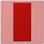 Фото Jung Le Corbusier LC50NA32090 Накладка для кнопочного модуля (rouge vermillon 31)
