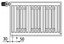 Фото Kermi therm-x2 Profil-V FTV100301201R2Z Радиатор стальной панельный (300x1200 мм)