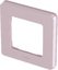 Фото Legrand Inspiria 673934 рамка декоративная универсальная, 1 пост, для горизонтальной или вертикальной установки, цвет "Розовый"