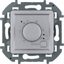Фото Legrand Inspiria 673812 термостат для теплого пола с выносным датчиком в комплекте, максимальный ток 16 А, напряжение ~230 В, цвет "Алюминий"