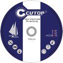 Cutop Profi 39988т Диск отрезной профессиональный по металлу 125х2.5х22.2 мм Т41