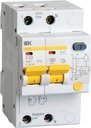 IEK MAD10-2-010-C-030 Автоматический выключатель дифференциального тока двухполюсный 10А 30 мА (тип AC)
