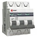 EKF PROxima ВА 47-63 mcb4763-3-10C-pro Автоматический выключатель трехполюсный 10А (4.5 кА, C)