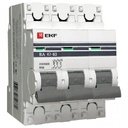 EKF PROxima ВА 47-63 mcb4763-6-3-16C-pro Автоматический выключатель трехполюсный 16А (6 кА, C)