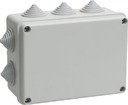 Коробка КМ41242 распаячная для о-п 150х110х70мм IP55 (RAL7035 10 гермовводов)