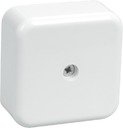 Коробка КМ41206-01 распаячная для о/п 50х50х20 мм белая (с контактной группой)