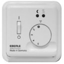 Eberle FRe 525 22 Термостат для теплых полов +10…+50°С (10 А, 230 В, в сборе, скрытая установка, белый)