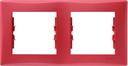 Schneider Electric Sedna SDN5800341 Рамка 2-постовая (горизонтальная, красная)