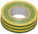 IEK UIZ-20-10-K52 Изолента ПВХ 19мм х 20м (желто-зеленая, 0.18 мм)