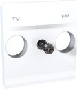 Schneider Electric Unica MGU9.440.18 Крышка розетки телевизионной (TV+Radio, белая)