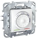 Schneider Electric Unica MGU5.501.18ZD Термостат электронный +5…+30°С (8 А, 230 В, встроенный термодатчик, под рамку, скрытая установка, белый)
