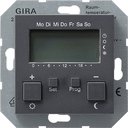 Gira System55 237028 Термостат электронный с таймером +0…+50°С (8 А, под рамку, скрытая установка, антрацит)
